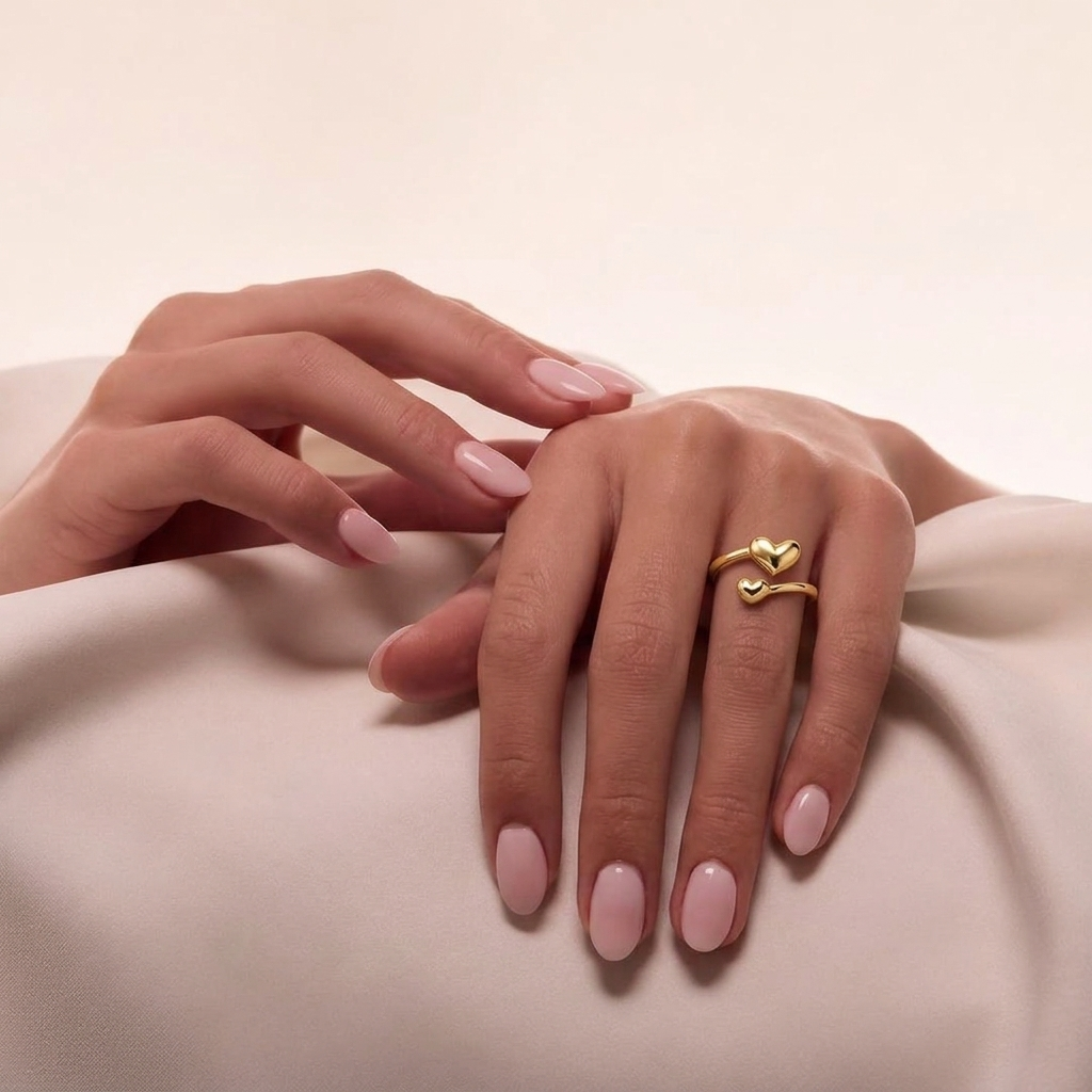 Golden Heart Collection - Combo - minimal everyday jewellery, anti tarnish gold jewellery - View 5