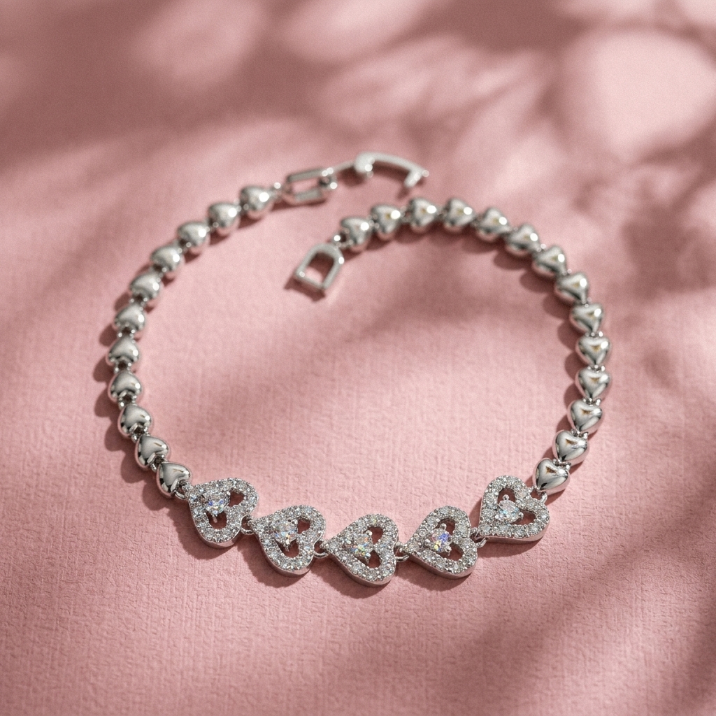 Connected Hearts Bracelet