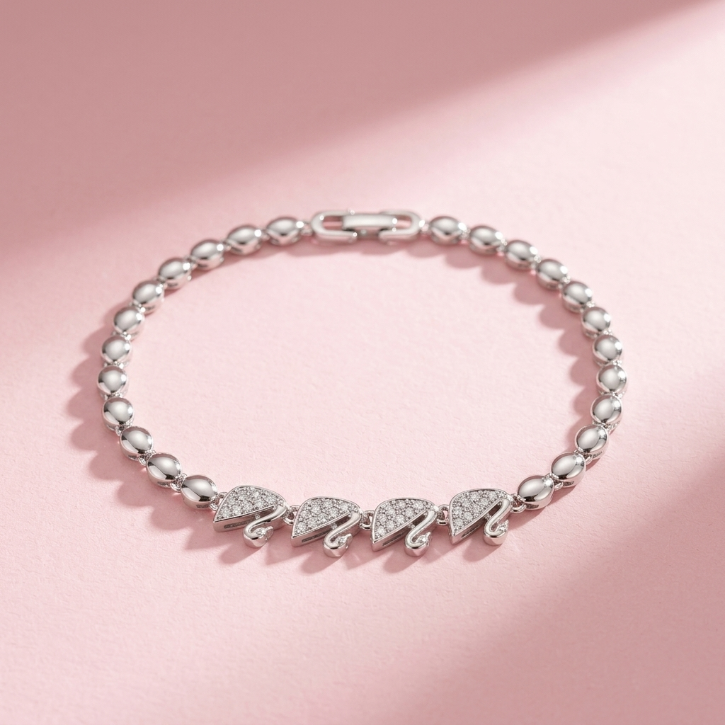 Swan Charm Bracelet